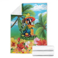 Always 5 O'clock Blanket Hawaiian Tropical Parrot - Polynesian Pride