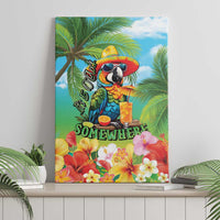 Always 5 O'clock Canvas Wall Art Hawaiian Tropical Parrot - Polynesian Pride