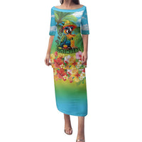 Always 5 O'clock Family Matching Puletasi and Hawaiian Shirt Hawaiian Tropical Parrot - Polynesian Pride