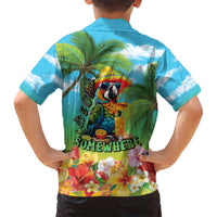 Always 5 O'clock Family Matching Tank Maxi Dress and Hawaiian Shirt Hawaiian Tropical Parrot - Polynesian Pride
