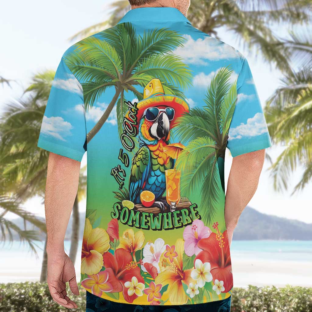 Always 5 O'clock Hawaiian Shirt Hawaiian Tropical Parrot - Polynesian Pride