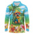 Always 5 O'clock Long Sleeve Polo Shirt Hawaiian Tropical Parrot - Polynesian Pride