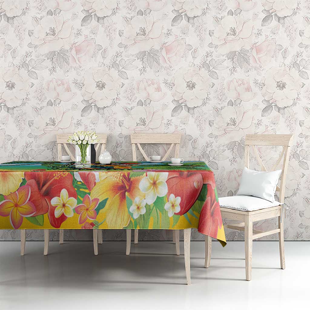 Always 5 O'clock Tablecloth Hawaiian Tropical Parrot - Polynesian Pride