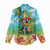 Always 5 O'clock Women Casual Shirt Hawaiian Tropical Parrot - Polynesian Pride