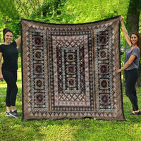 Bula Fiji Quilt Vintage Fijian Tribal Tapa Pattern - Polynesian Pride