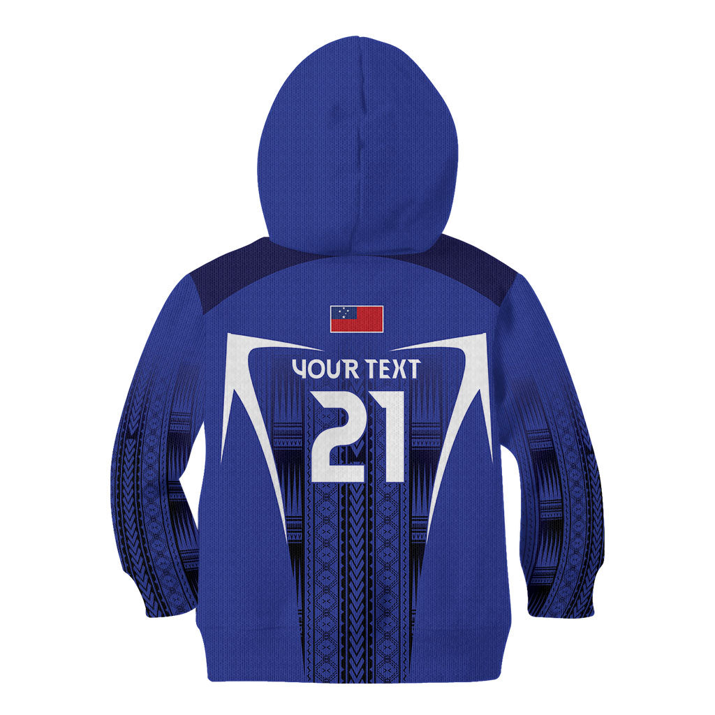 2026 Rugby Nations Series Custom Manu Samoa Kid Hoodie LT9 - Polynesian Pride