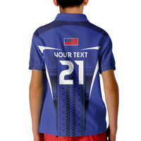 2026 Rugby Nations Series Custom Manu Samoa Kid Polo Shirt LT9 - Polynesian Pride
