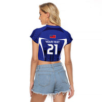 2026 Rugby Nations Series Custom Manu Samoa Raglan Cropped T Shirt LT9 - Polynesian Pride