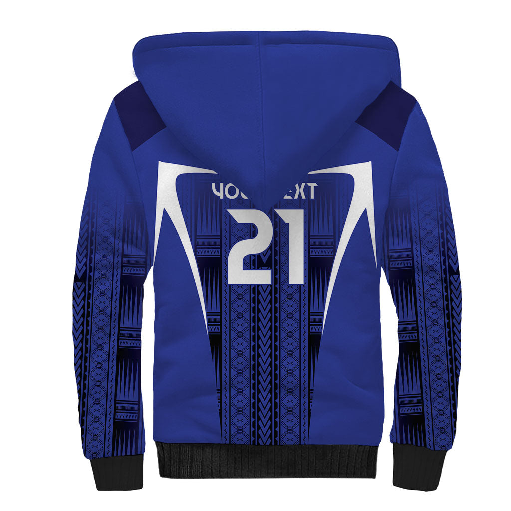 2026 Rugby Nations Series Custom Manu Samoa Sherpa Hoodie LT9 - Polynesian Pride
