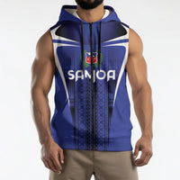 2026 Rugby Nations Series Custom Manu Samoa Sleeveless Zip Hoodie LT9 - Polynesian Pride