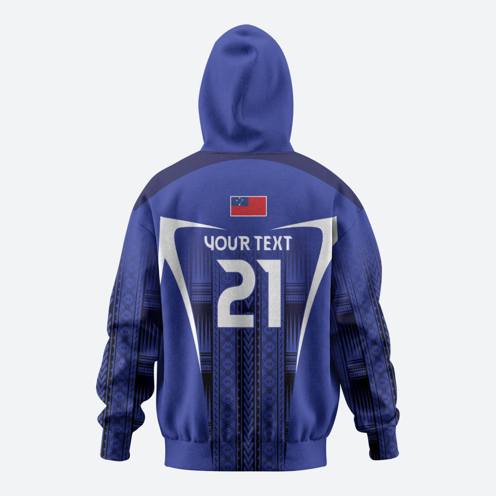 2026 Rugby Nations Series Custom Manu Samoa Zip Hoodie LT9 - Polynesian Pride