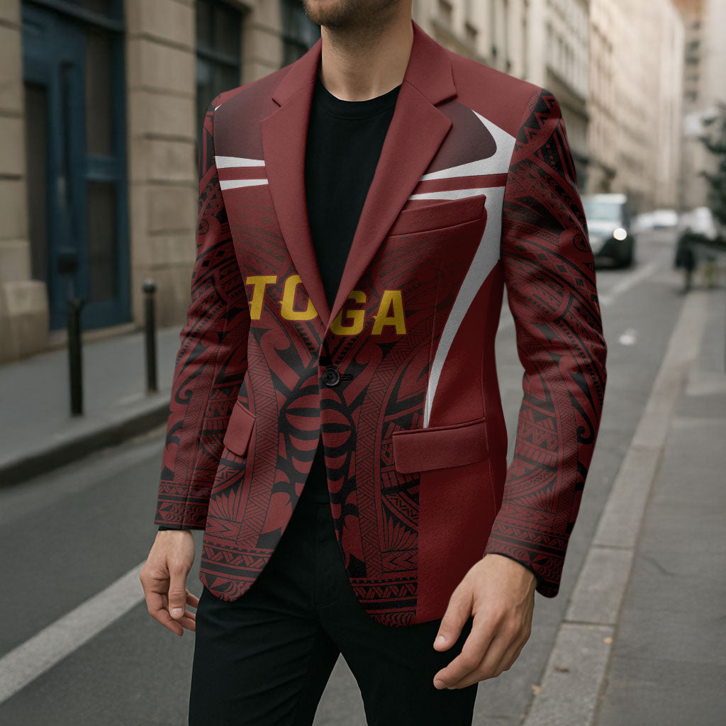 2026 Rugby Nations Series Custom Tonga Ikale Tahi Blazer LT9 - Polynesian Pride
