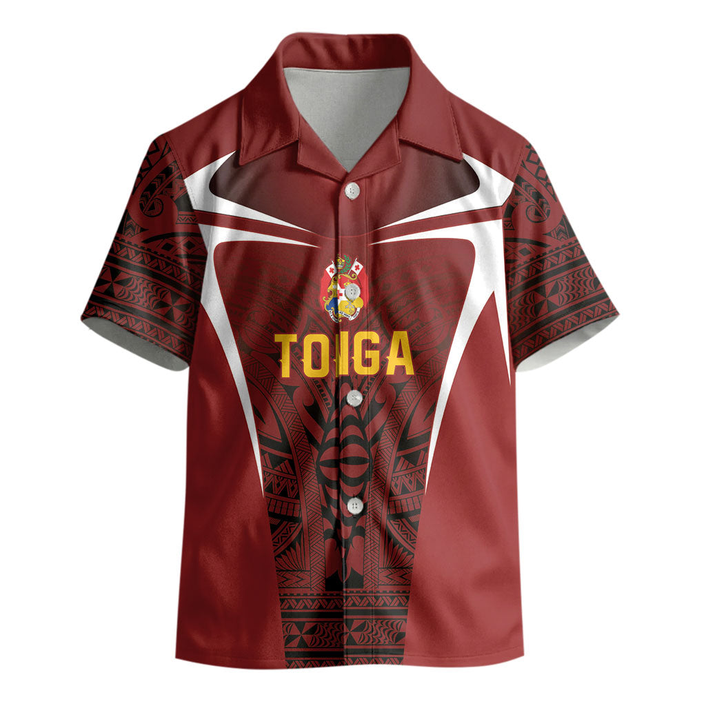 2026 Rugby Nations Series Custom Tonga Ikale Tahi Kid Hawaiian Shirt LT9 - Polynesian Pride