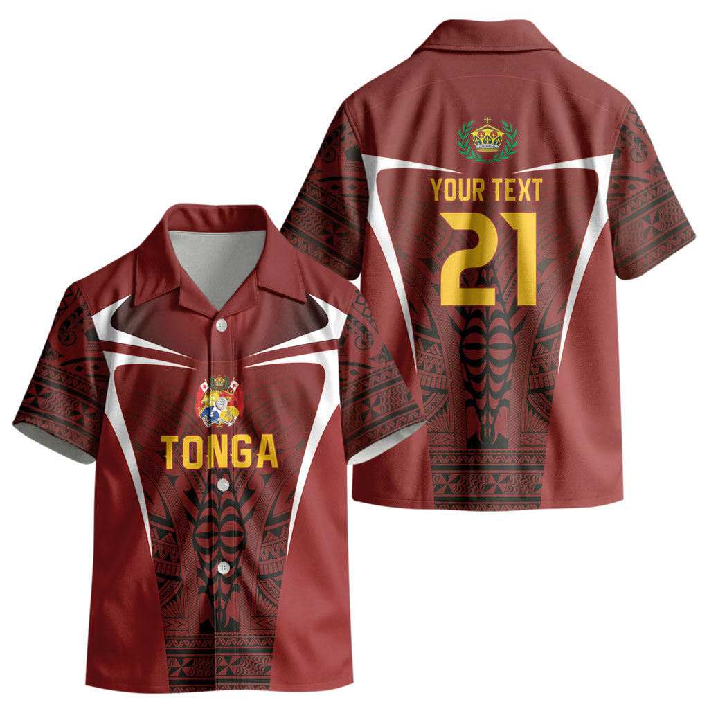 2026 Rugby Nations Series Custom Tonga Ikale Tahi Kid Hawaiian Shirt LT9 - Polynesian Pride