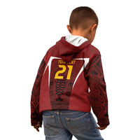 2026 Rugby Nations Series Custom Tonga Ikale Tahi Kid Hoodie LT9 - Polynesian Pride