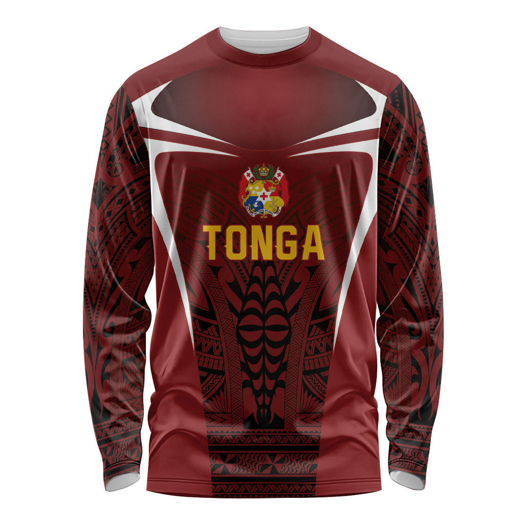 2026 Rugby Nations Series Custom Tonga Ikale Tahi Long Sleeve Shirt