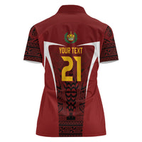 2026 Rugby Nations Series Custom Tonga Ikale Tahi Women Polo Shirt LT9 - Polynesian Pride