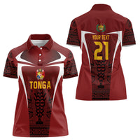 2026 Rugby Nations Series Custom Tonga Ikale Tahi Women Polo Shirt LT9 - Polynesian Pride