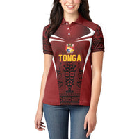 2026 Rugby Nations Series Custom Tonga Ikale Tahi Women Polo Shirt LT9 - Polynesian Pride
