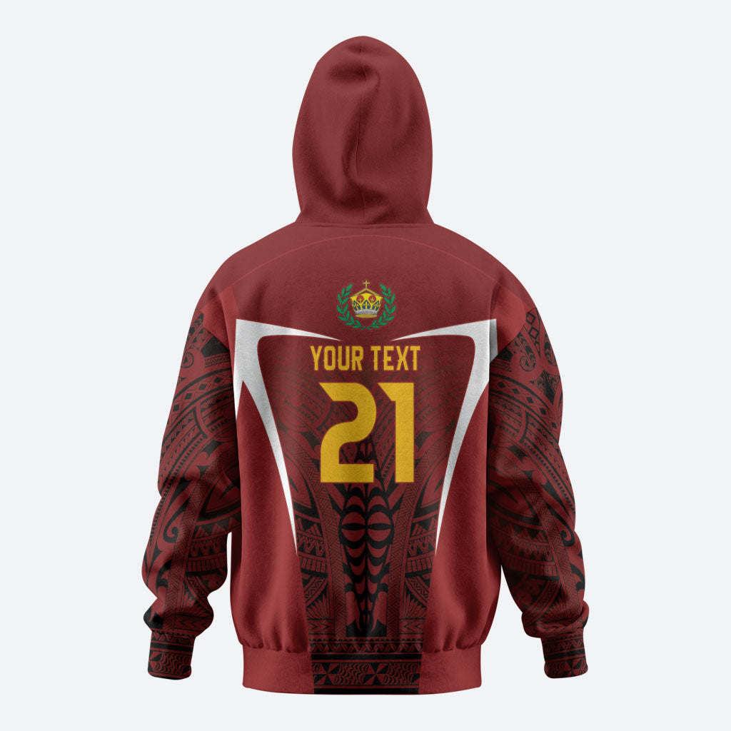 2026 Rugby Nations Series Custom Tonga Ikale Tahi Zip Hoodie LT9 - Polynesian Pride