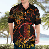 New Zealand Hawaiian Shirt Aotearoa Hei-Tiki Maori Fern Tattoo Arty LT9 - Polynesian Pride