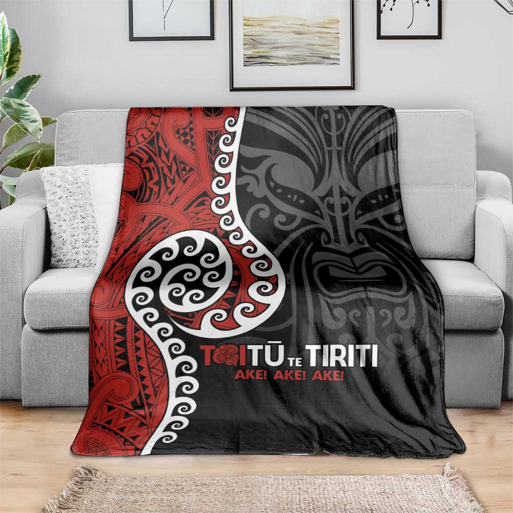 Honour The Treaty New Zealand Blanket Toitu Te Tiriti Ake!Ake!Ake!