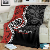 Honour The Treaty New Zealand Blanket Toitu Te Tiriti Ake!Ake!Ake!
