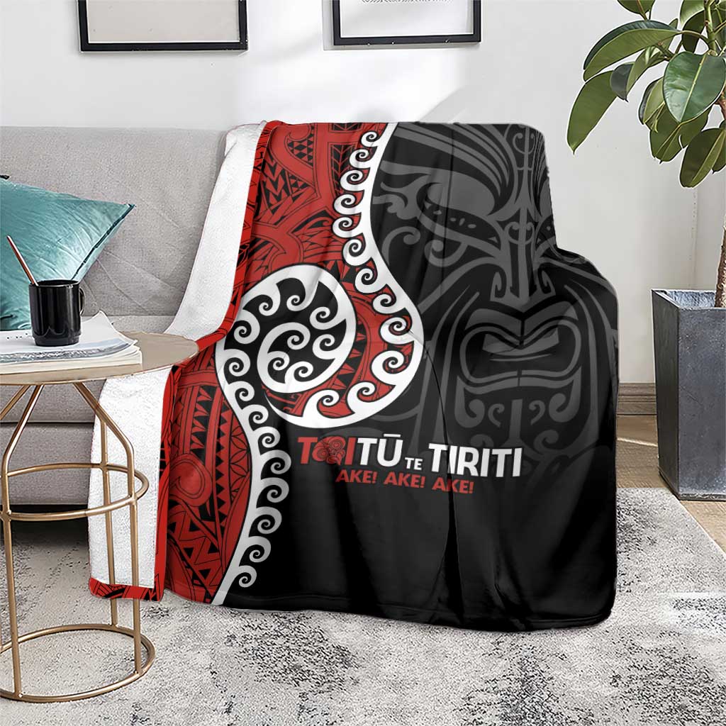 Honour The Treaty New Zealand Blanket Toitu Te Tiriti Ake!Ake!Ake!