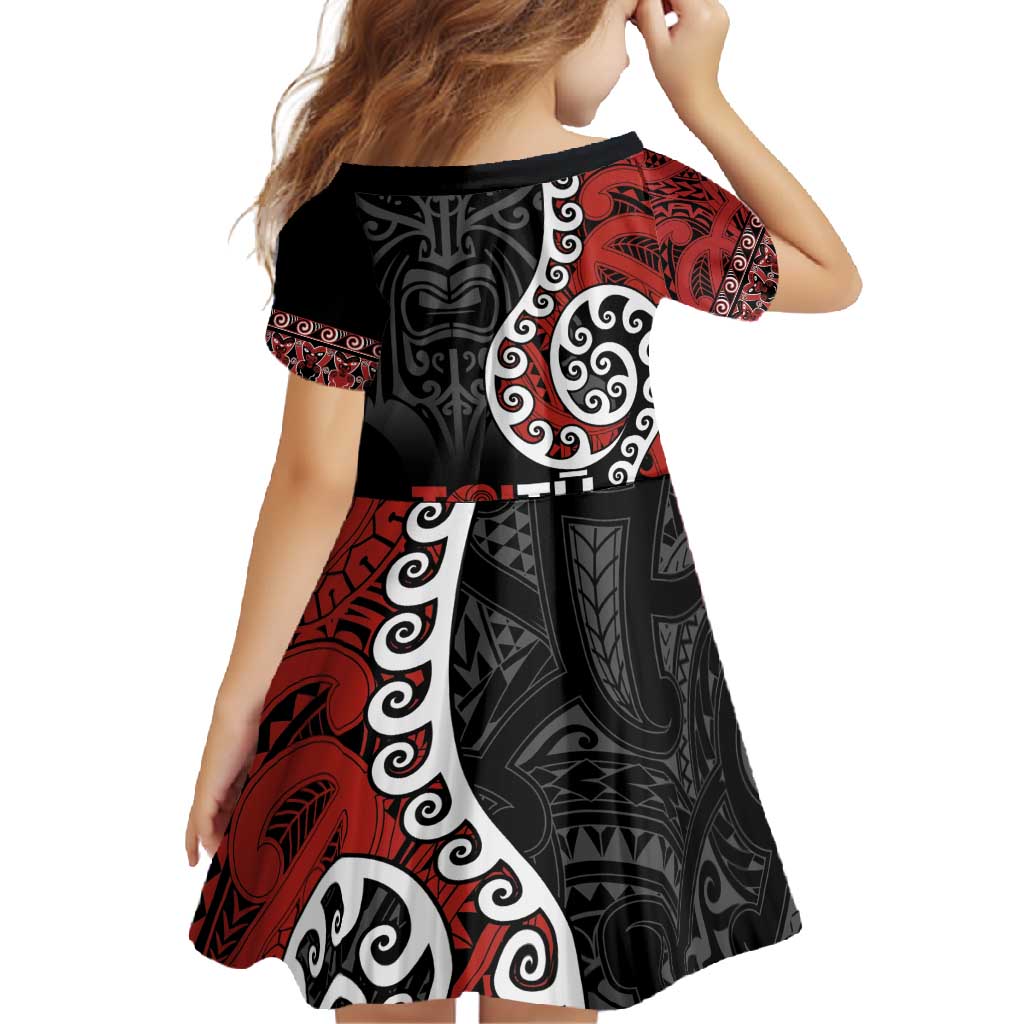 Honour The Treaty New Zealand Family Matching Long Sleeve Bodycon Dress and Hawaiian Shirt Toitu Te Tiriti Ake!Ake!Ake! LT9 - Polynesian Pride