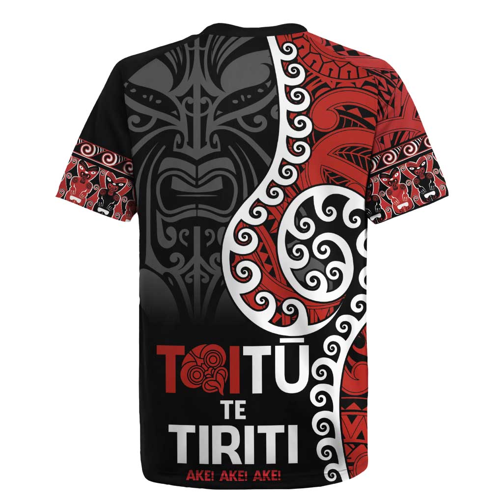 Honour The Treaty New Zealand Rugby Jersey Toitu Te Tiriti Ake!Ake!Ake!