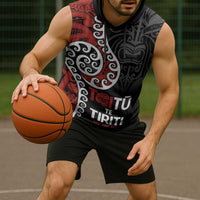 Honour The Treaty New Zealand Sleeveless Hoodie Toitu Te Tiriti Ake Ake Ake - Polynesian Pride