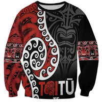 Honour The Treaty New Zealand Sweatshirt Toitu Te Tiriti Ake!Ake!Ake! LT9 Unisex Black - Polynesian Pride