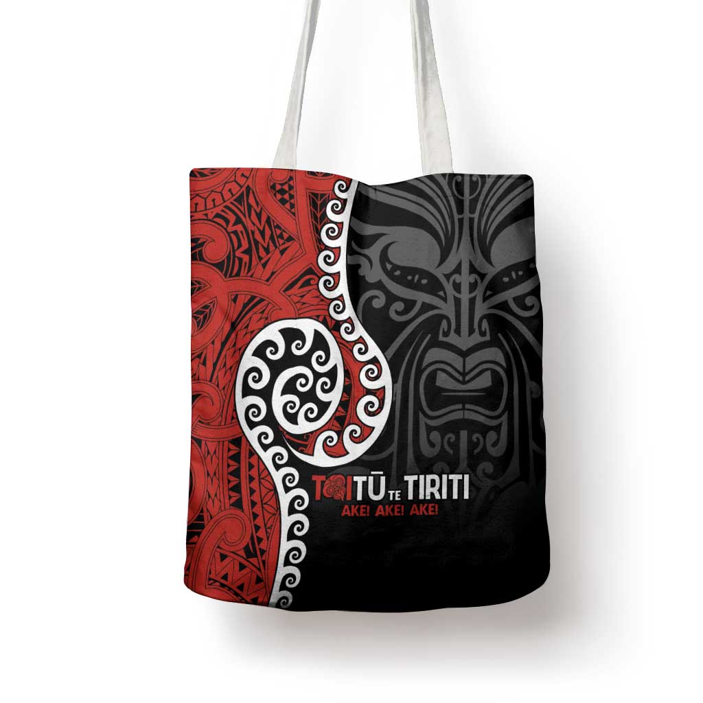 Honour The Treaty New Zealand Tote Bag Toitu Te Tiriti Ake Ake Ake - Polynesian Pride