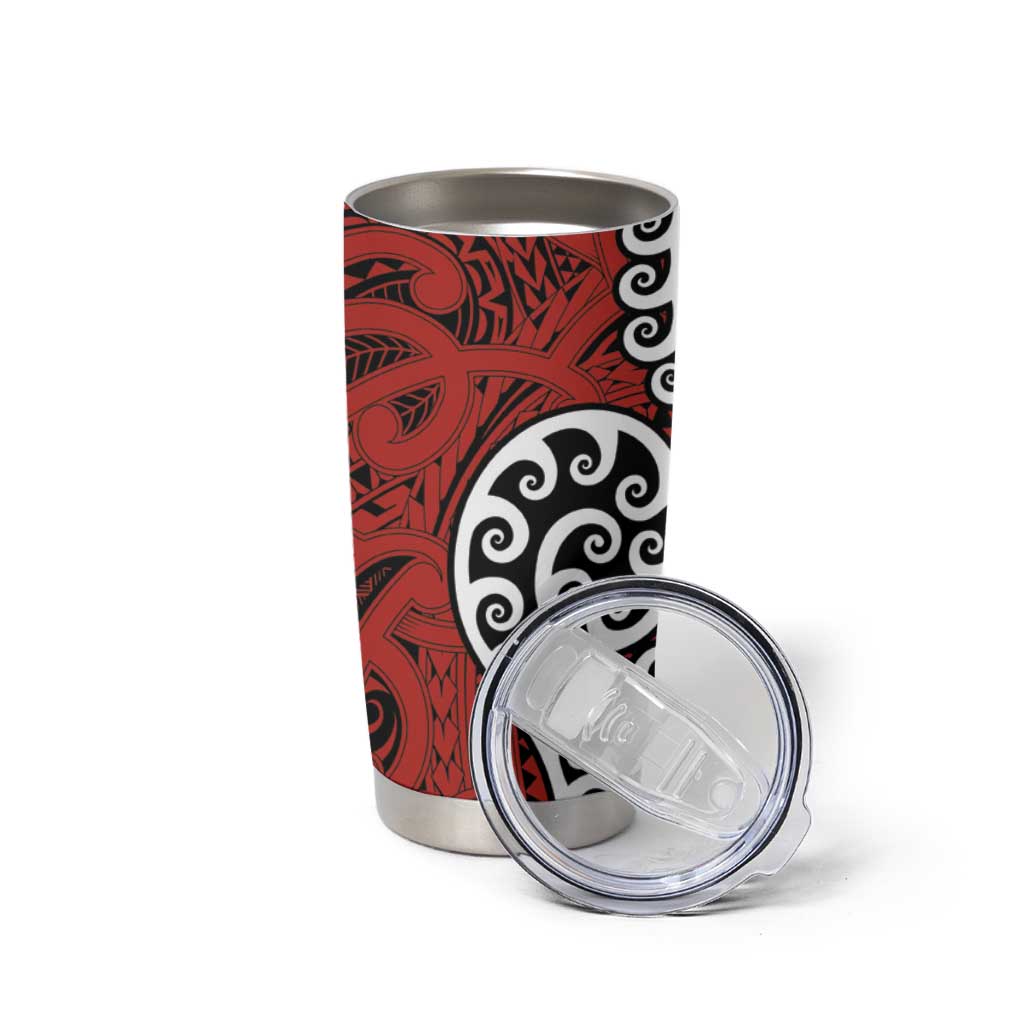 Honour The Treaty New Zealand Tumbler Cup Toitu Te Tiriti Ake!Ake!Ake!