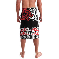 Honour The Treaty New Zealand Personalised Lavalava Toitu Te Tiriti Half Fern with Haka dance