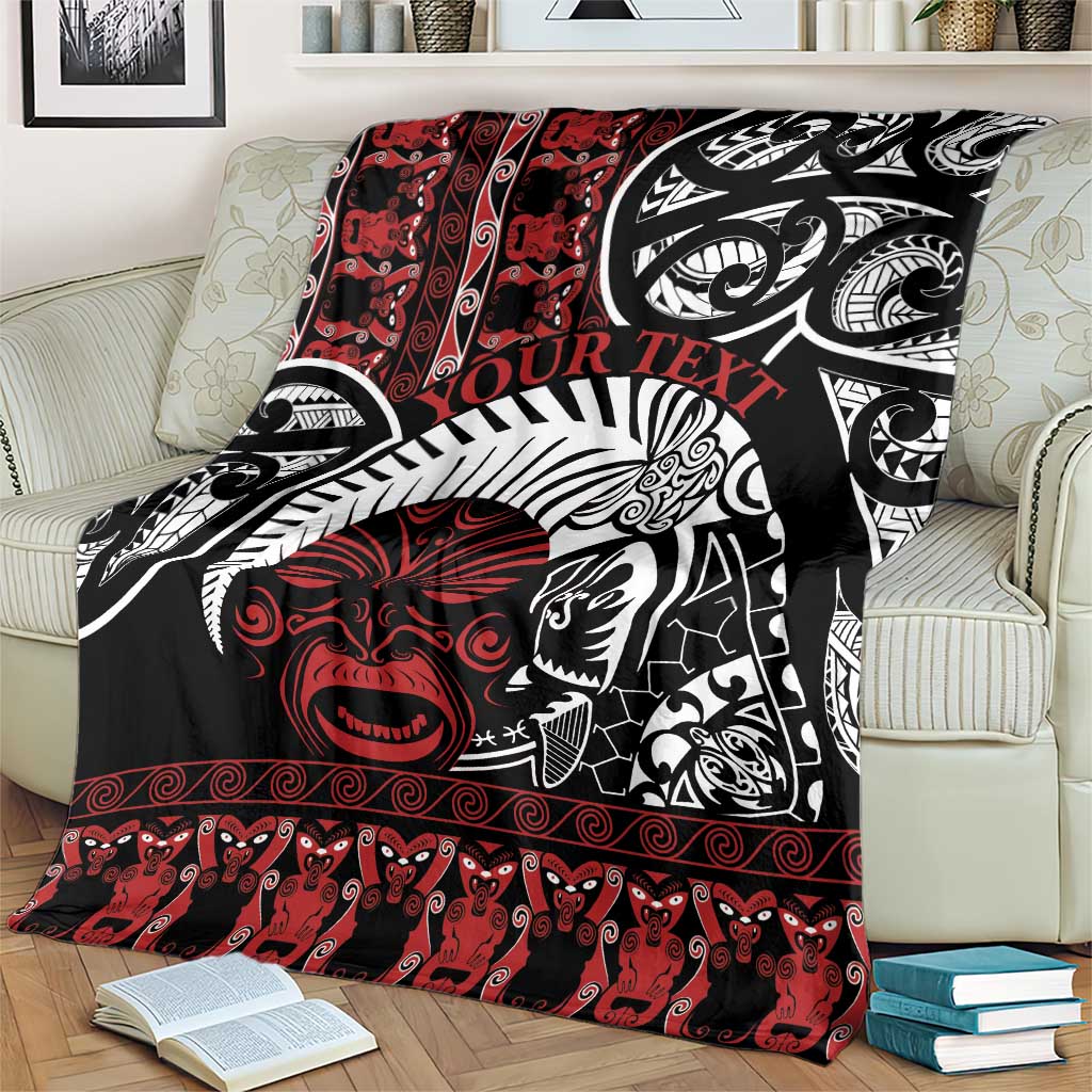 Honour The Treaty New Zealand Personalised Blanket Toitu Te Tiriti Indigenous Maori Face