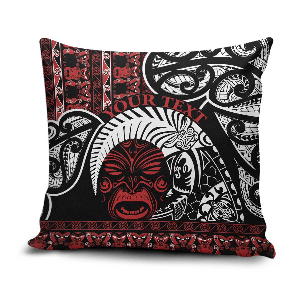 Honour The Treaty New Zealand Personalised Pillow Cover Toitu Te Tiriti Indigenous Maori Face - Polynesian Pride