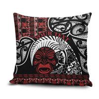 Honour The Treaty New Zealand Personalised Pillow Cover Toitu Te Tiriti Indigenous Maori Face - Polynesian Pride