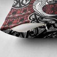 Honour The Treaty New Zealand Personalised Pillow Cover Toitu Te Tiriti Indigenous Maori Face - Polynesian Pride