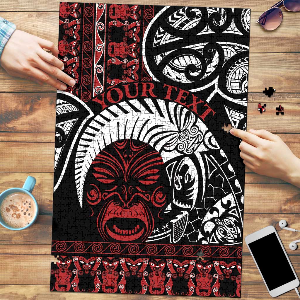 Honour The Treaty New Zealand Personalised Puzzle Toitu Te Tiriti Indigenous Maori Face - Polynesian Pride