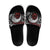 Honour The Treaty New Zealand Personalised Slide Sandals Toitu Te Tiriti Indigenous Maori Face - Polynesian Pride