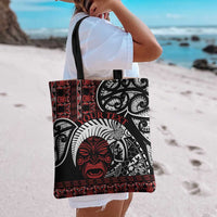 Honour The Treaty New Zealand Personalised Tote Bag Toitu Te Tiriti Indigenous Maori Face - Polynesian Pride