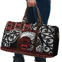 Honour The Treaty New Zealand Personalised Travel Bag Toitu Te Tiriti Indigenous Maori Face - Polynesian Pride