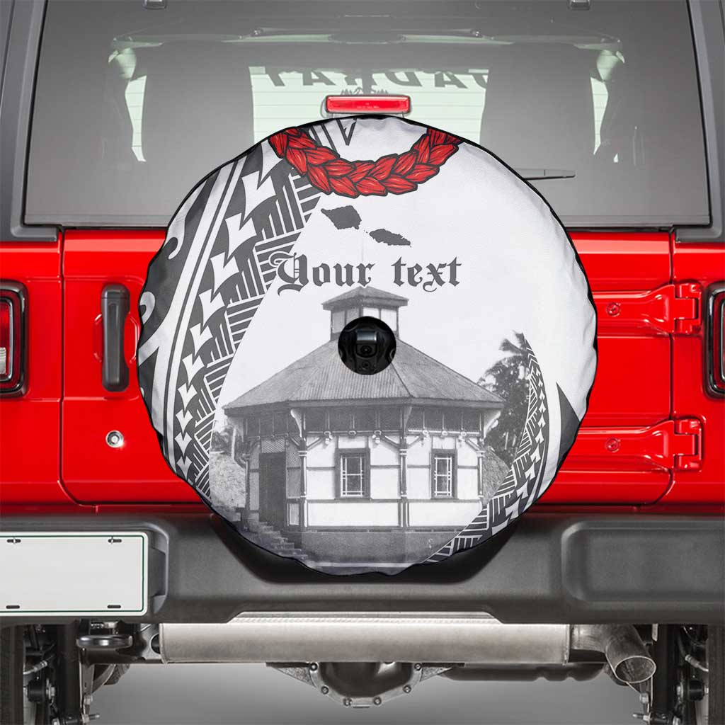 Samoa Mau Movement House Personalised Spare Tire Cover Fa'a Samoa The Samoan Way LT9 - Polynesian Pride