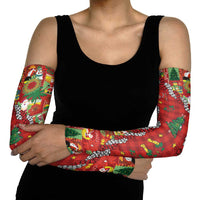 Mele Kalikimaka Pakalana Pikake Lei Arm Sleeves Hawaiian Rodeo Paniolo Omaomao Palaka - Polynesian Pride