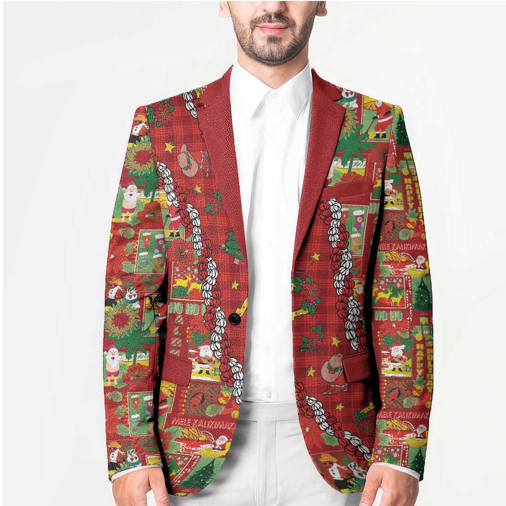 Mele Kalikimaka Pakalana Pikake Lei Blazer Hawaiian Rodeo Paniolo Omaomao Palaka - Polynesian Pride
