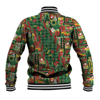 Mele Kalikimaka Pakalana Pikake Lei Baseball Jacket Hawaiian Rodeo Paniolo Ulaula Palaka LT9 - Polynesian Pride