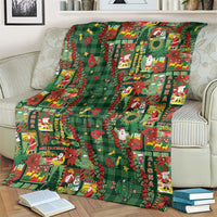 Mele Kalikimaka Pakalana Pikake Lei Blanket Hawaiian Rodeo Paniolo Ulaula Palaka - Polynesian Pride