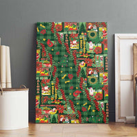 Mele Kalikimaka Pakalana Pikake Lei Canvas Wall Art Hawaiian Rodeo Paniolo Ulaula Palaka - Polynesian Pride