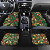 Mele Kalikimaka Pakalana Pikake Lei Car Mats Hawaiian Rodeo Paniolo Ulaula Palaka - Polynesian Pride